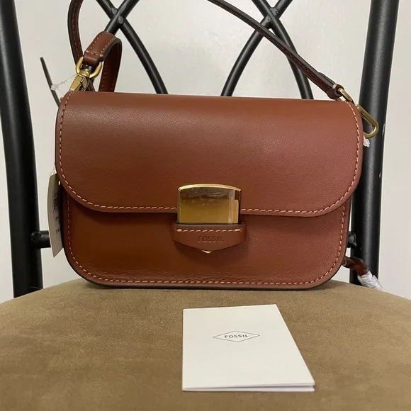 Fossil Lennox Flap Bag SM Crossbody - Picture 7 of 8